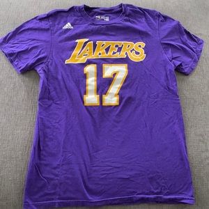 Jeremy Lin tshirt lakers men medium vintage rare